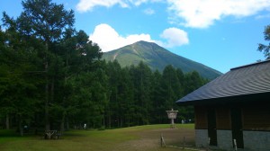 三本松から男体山